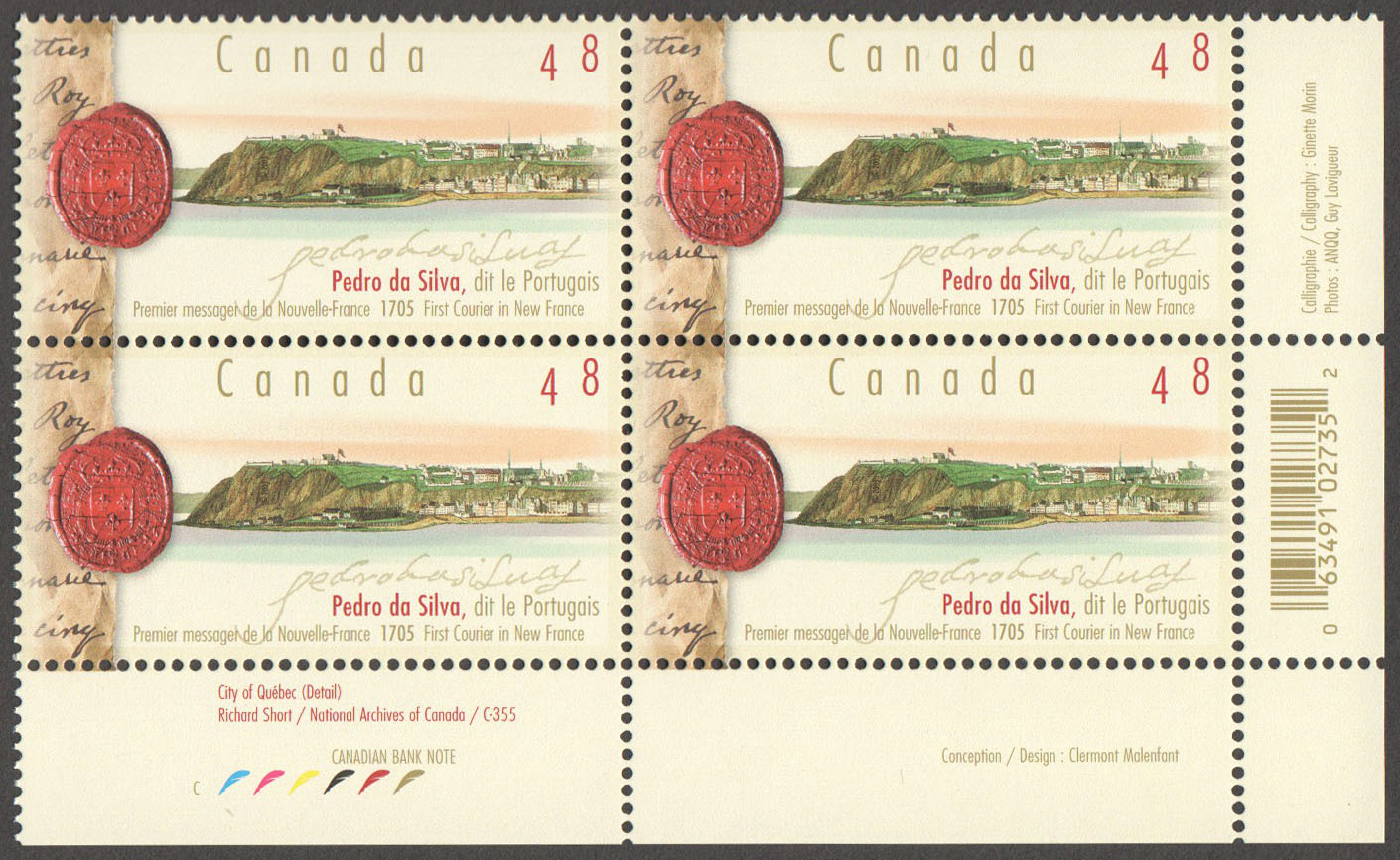 Canada Scott 1988 MNH PB LR (A5-4) - Click Image to Close